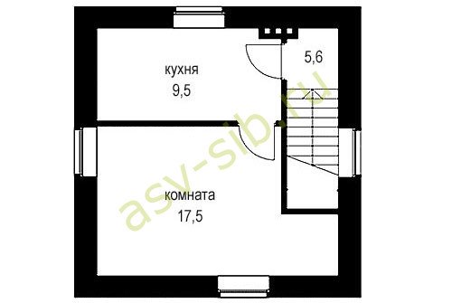 Гараж: план второго этажа